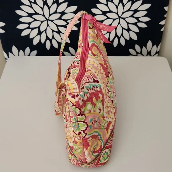 Vera Bradley Capri Melon Maggie Small Shoulder Bag Floral Like New - Picture 2 of 6